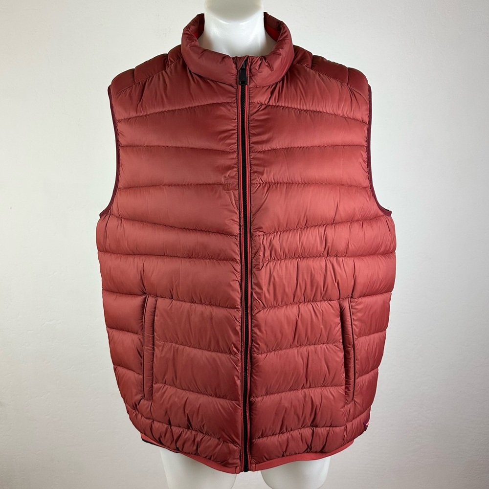 Scotch & Soda Men's Brick Red Puffer Vest